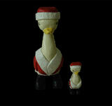 christmas geese carving