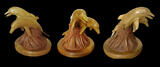 wood, carving, wood carving, 1988, butternut, cherry, multiple, views