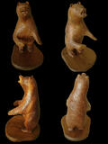 grizzly bear carving