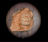 indian head relief carving