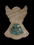 Oak Angel Ornament <b>SOLD</b>