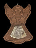 Walnut Angel Ornament <b>SOLD</b>