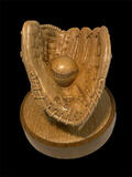 baseball glove carving