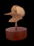 merganser duck head carving