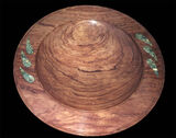 bubinga platter with rainforest jasper inlay