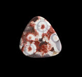 birdseye rhyolite cabochon