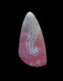 ghost seam agate cabochon