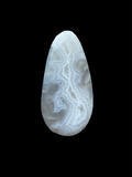 ghost seam agate cabochon