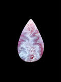 ghost seam agate cabochon