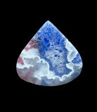 ghost seam agate cabochon