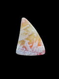 gila white stick agate cabochon