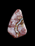 st. johns flower agate cabochon