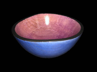 pear bowl dyed
