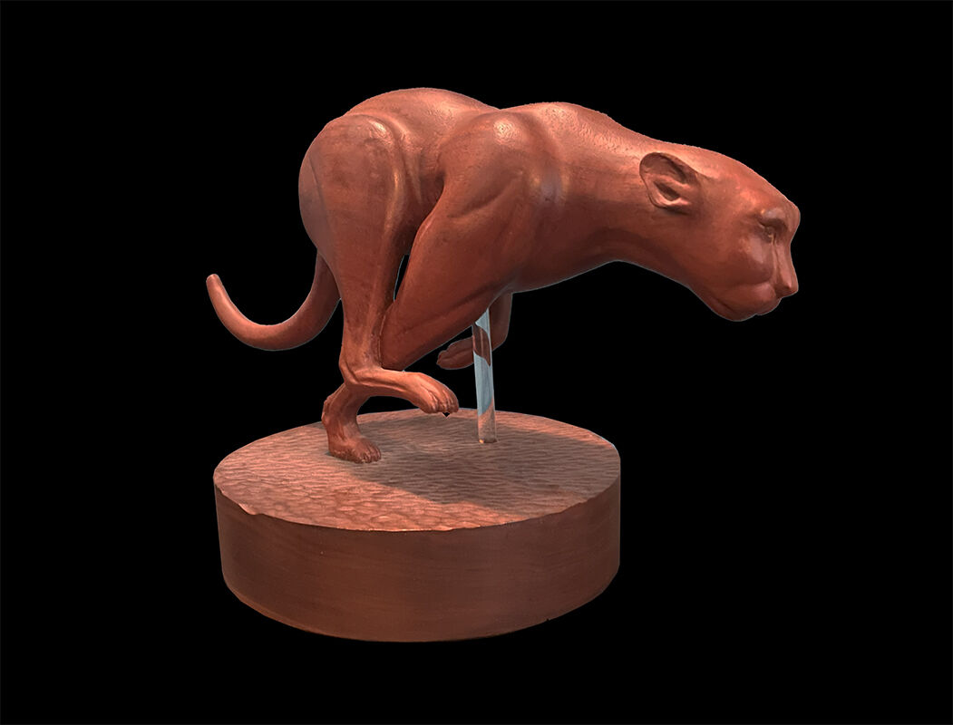Cheetah cheetah carving