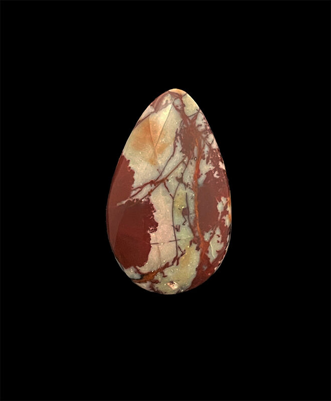 Fire Ledge Jasper cabochon