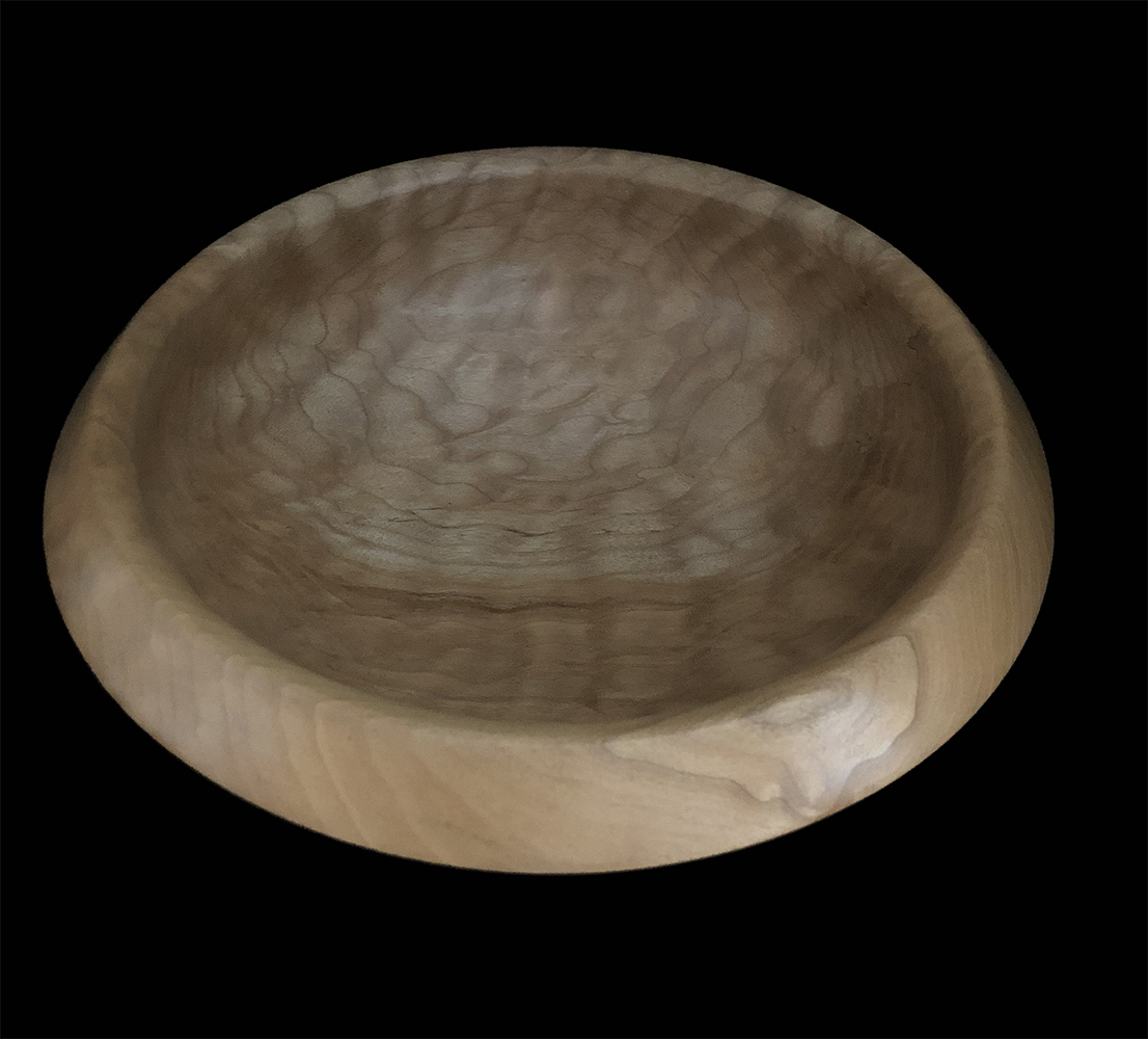 curly maple bowl